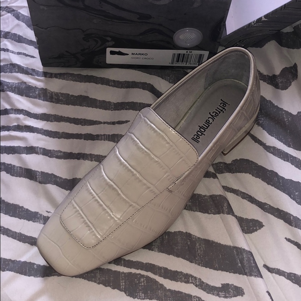 Jeffrey Campbell Marko 6 Ivory Croco